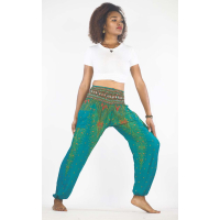 Harembroek Medium Veer Turqoise